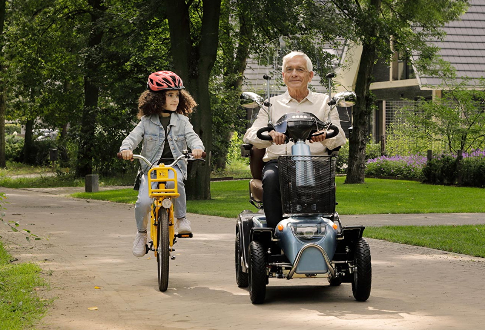 kleinkind fiets scootmobiel