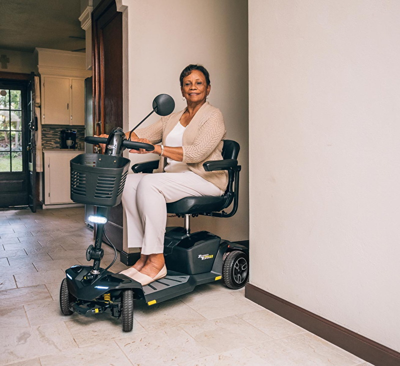 Scootmobiel binnenshuis