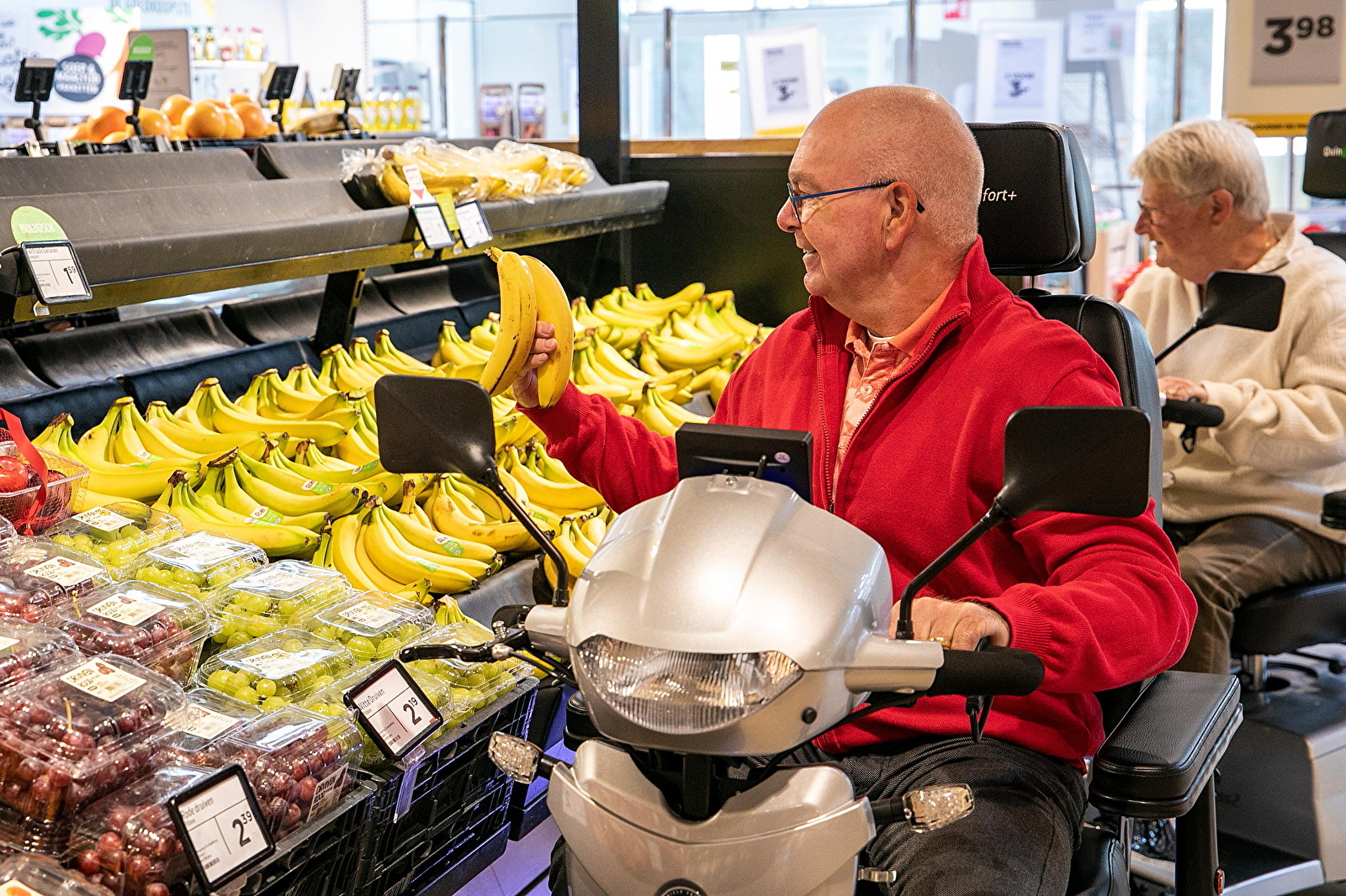 Supermarkt scootmobielen